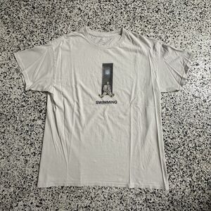 Mac Miller Swimming Album T-Shirt Mens Large White 2018 Tour Rap HipHop Culture